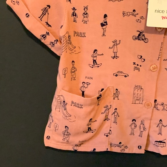 Nice Things Mini Camp Shirt w/ Pocket - Picture 8 of 9